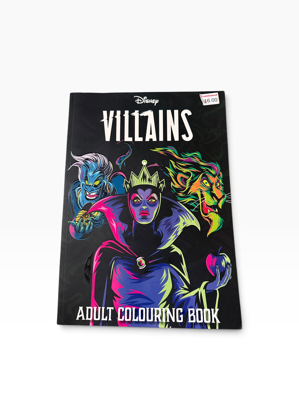 Disney Villans Colouring Book - Unused