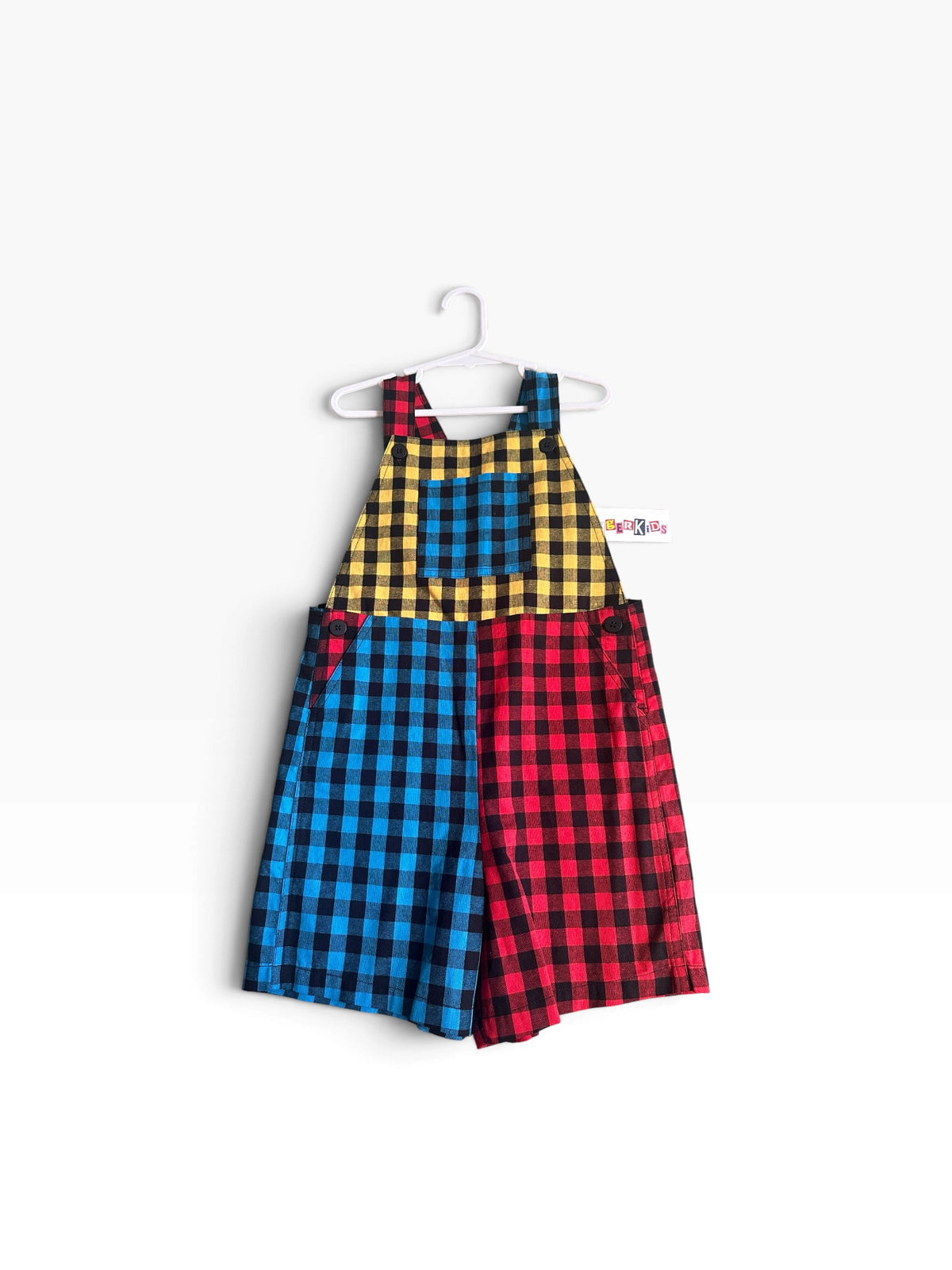 Dangerkids Checker Shortalls - Size 5 NEW