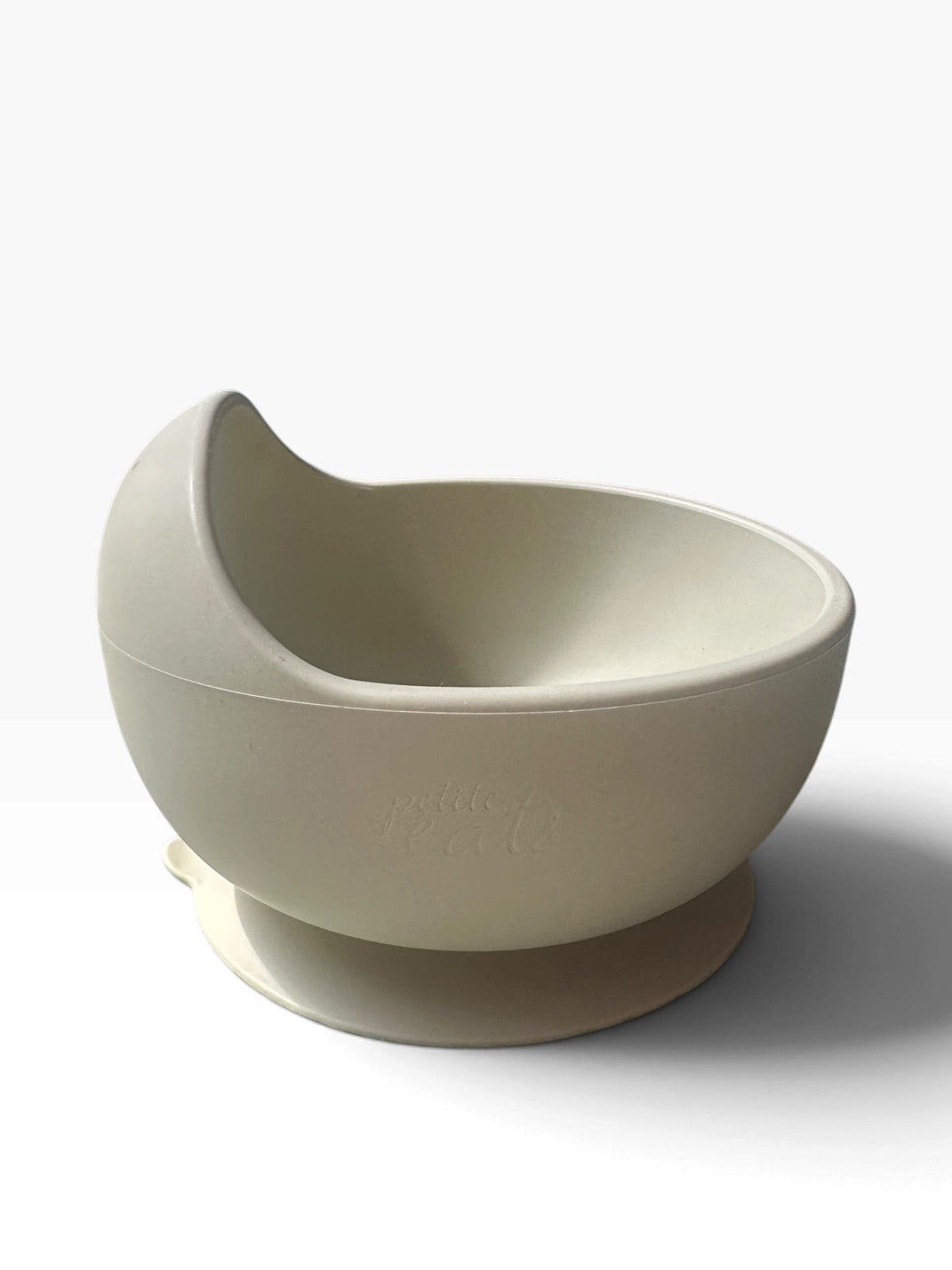 Petite Eats Silicone Bowl - Cream