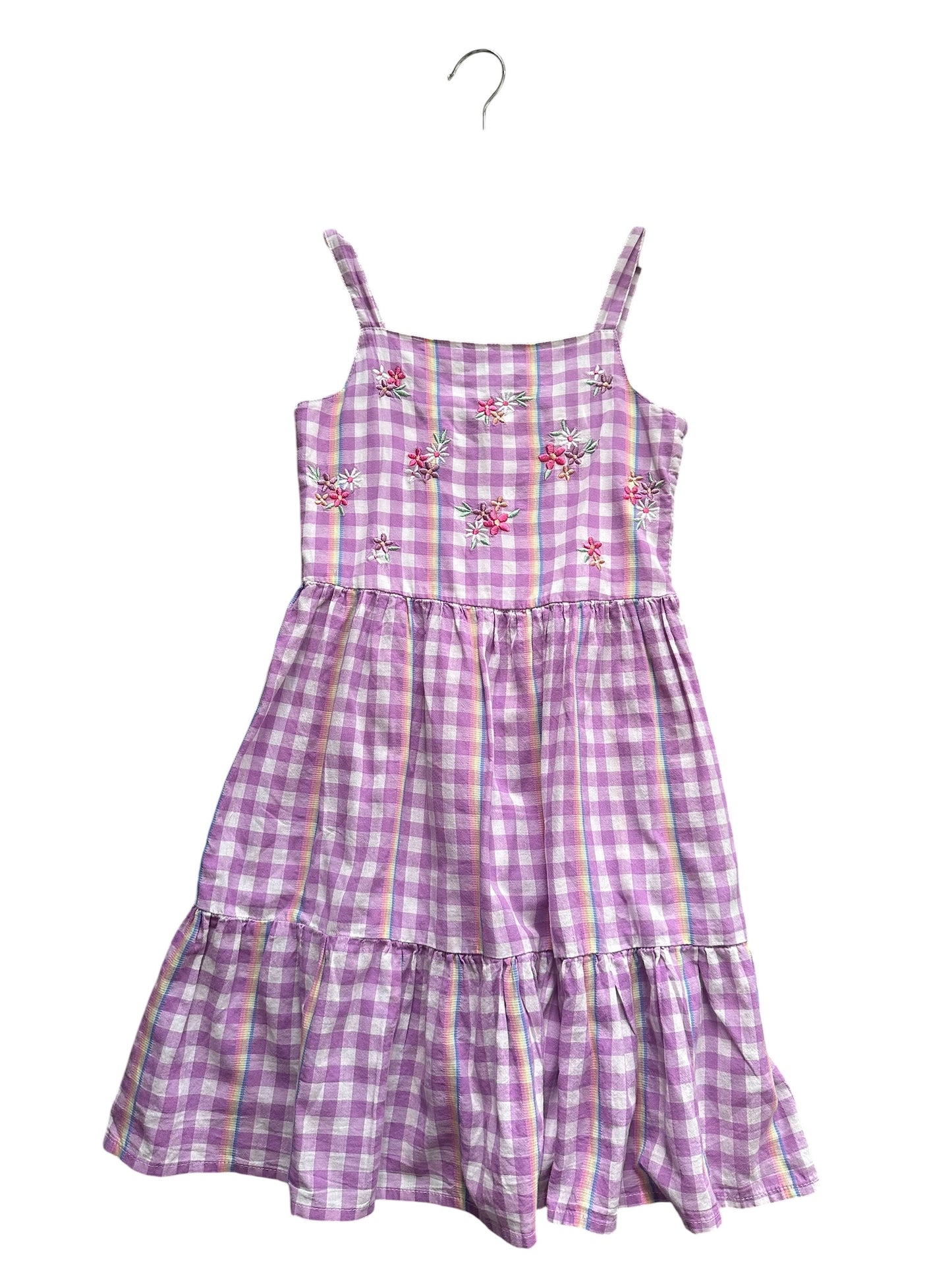 Mac and Ellie Purple Gingham Dress - Size 8