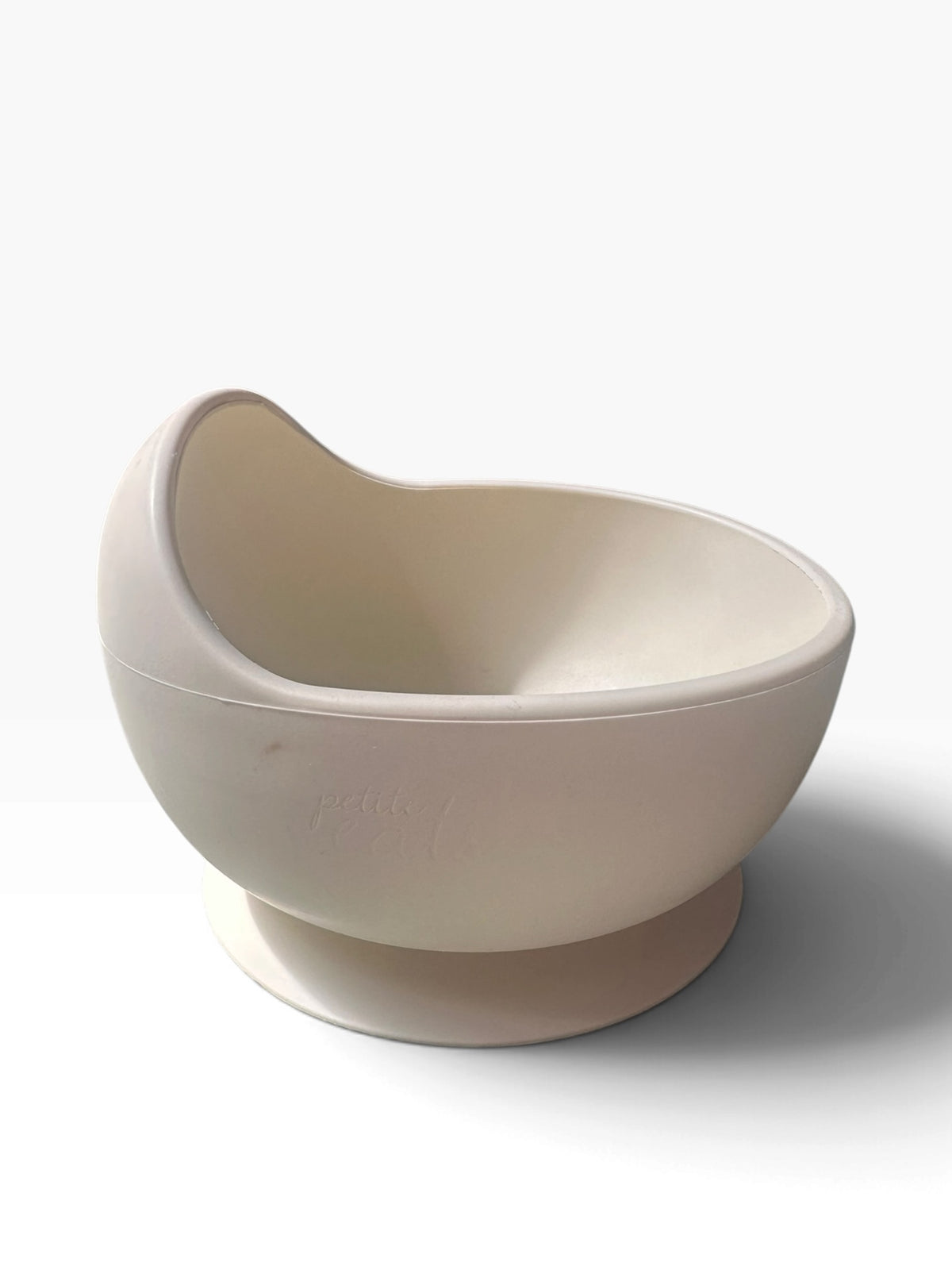 Petite Eats Silicone Bowl - Cream