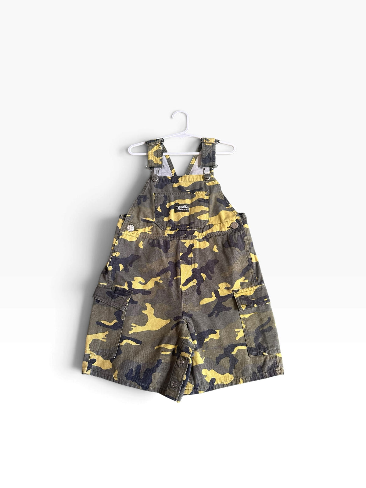 Oshkosh Camo Shortalls - Size 4