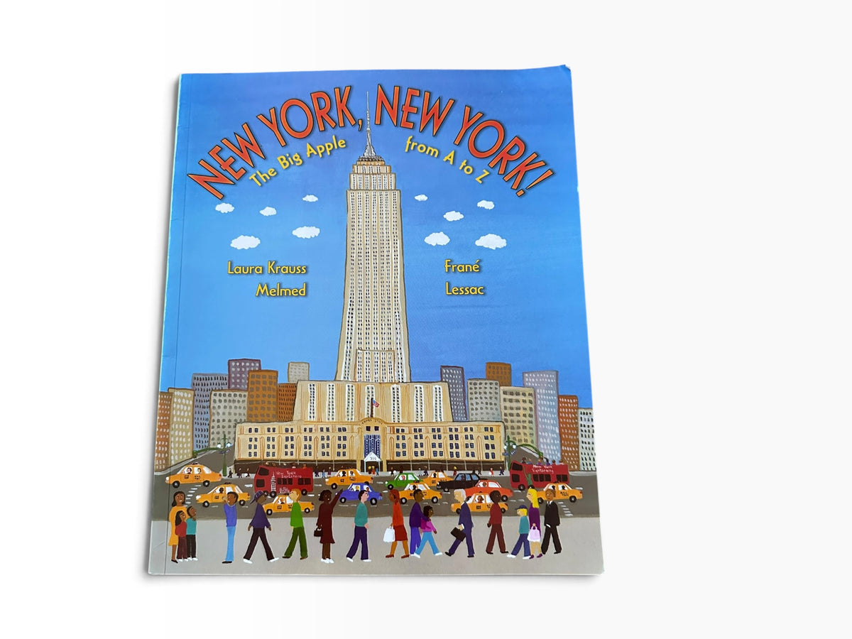 New York, New York! The Big Apple from A to Z – A Folk-Art Picture Book About Famous Sights and Geography for Kids