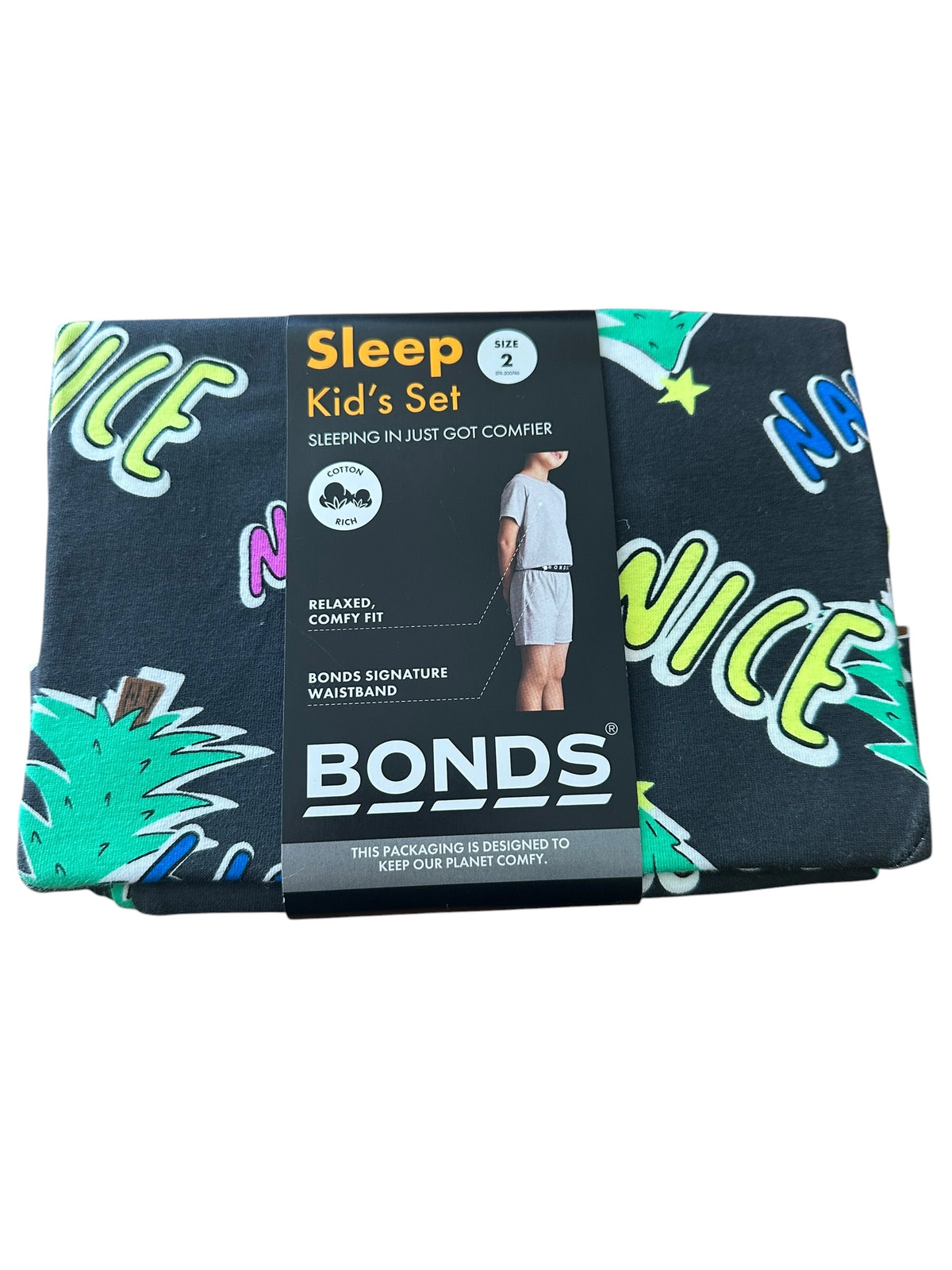 Bonds Christmas Tree PJ Set - Size 2 NEW