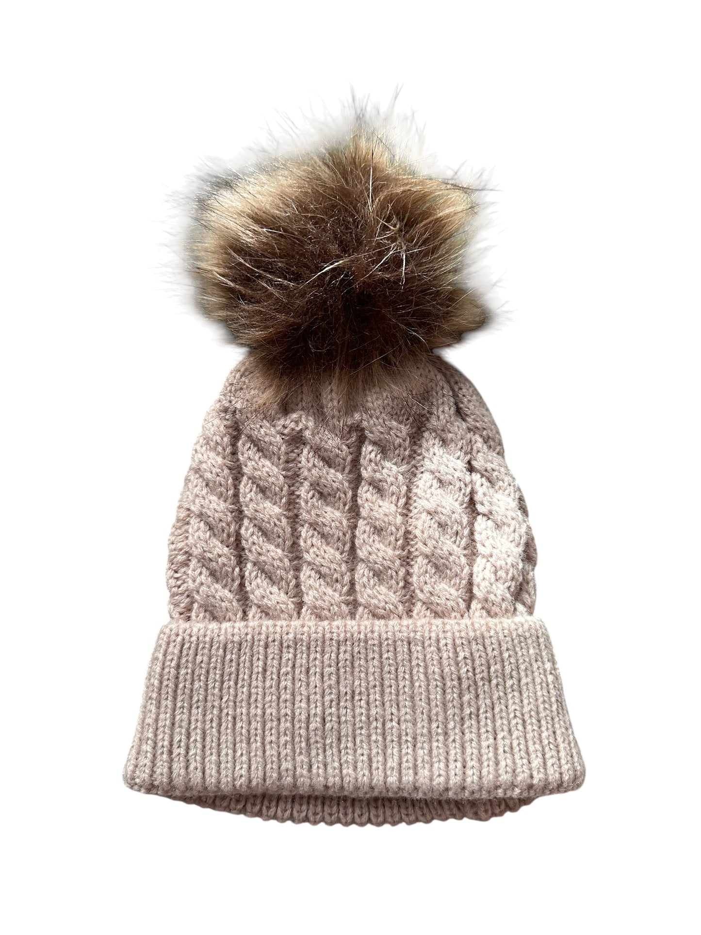 Beige Beanie - Size 1-2