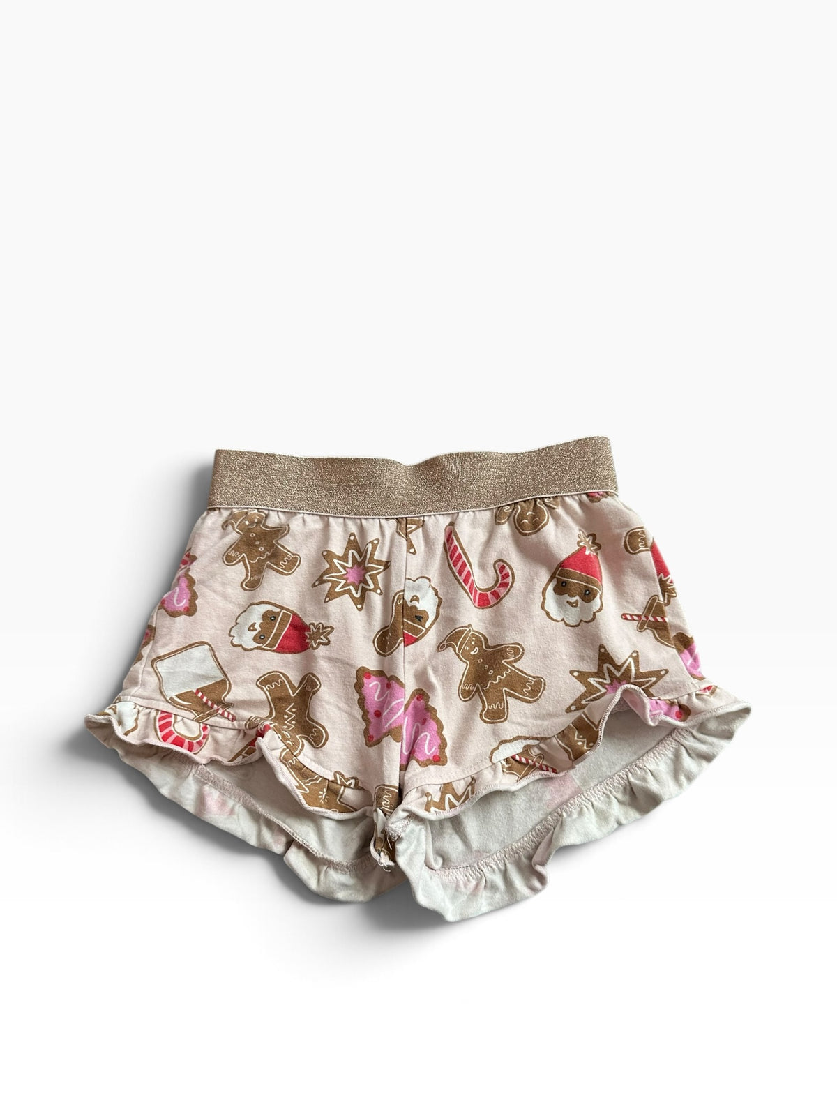 Cotton On Gingerbread PJ Shorts - Size 3