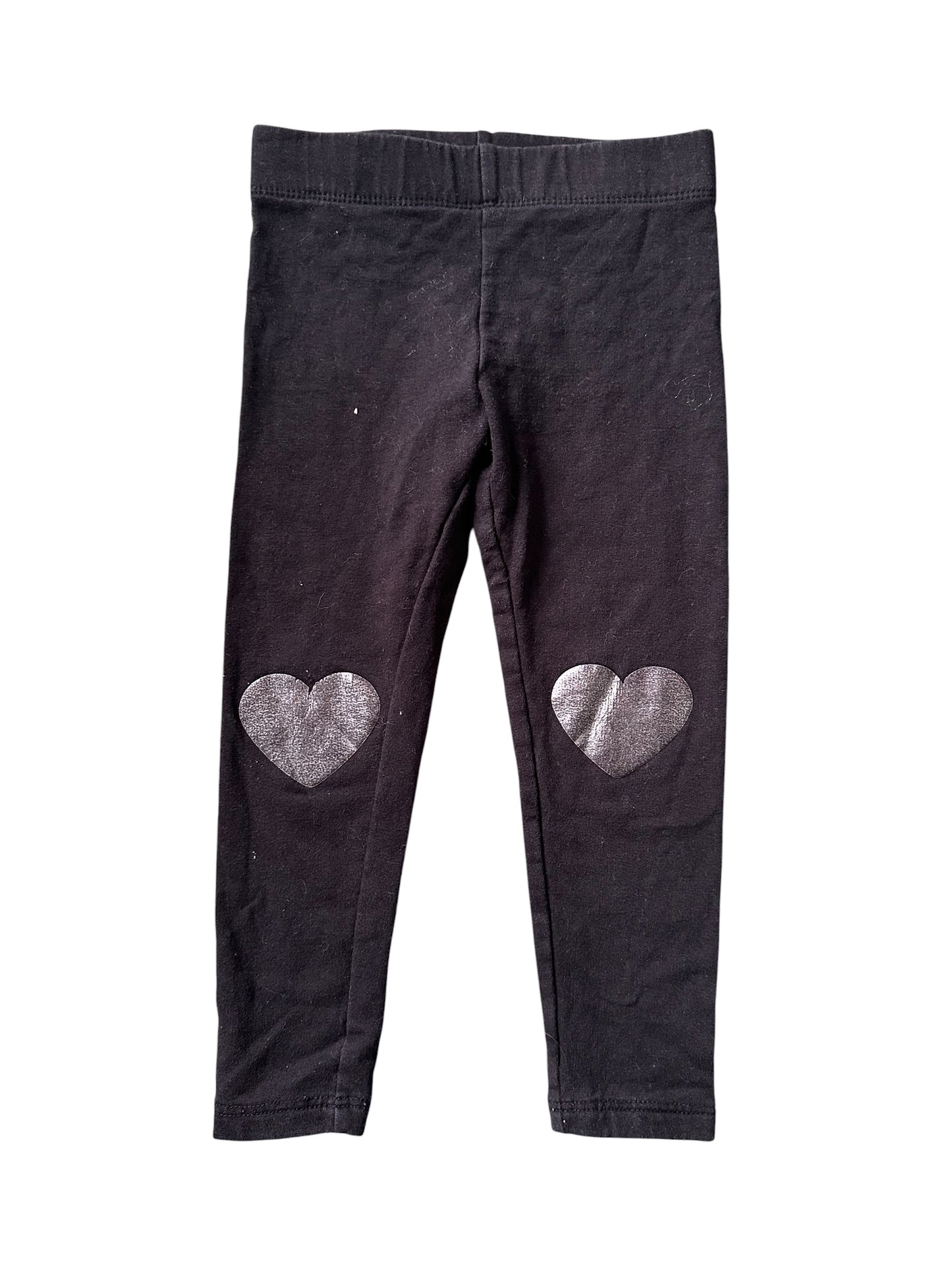 H&M Heart Leggings - Size 2