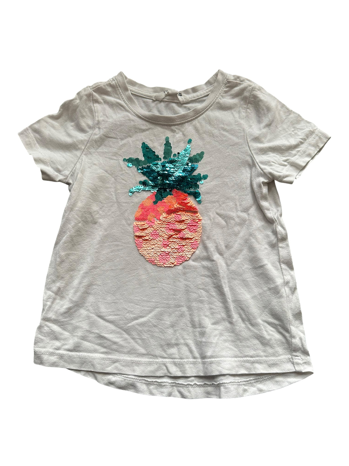 Mac and Ellie Sequin Pineapple Tee - Size 4