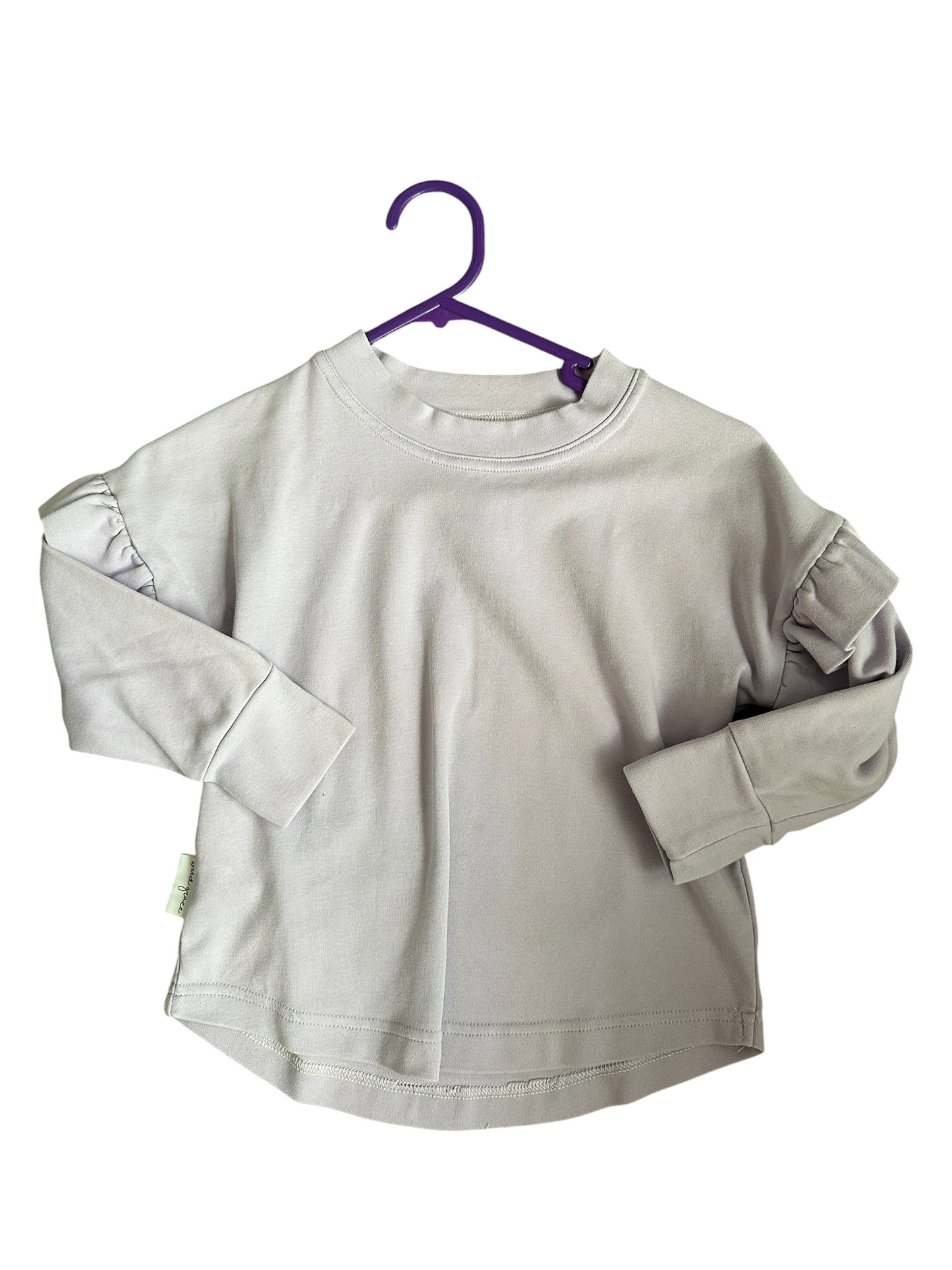NZ Handmade Wild Grace Purple Long Sleeve - Size 3