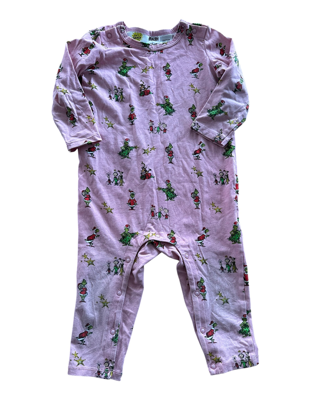 Cotton On Grinch All in One - Size 12-18 Months