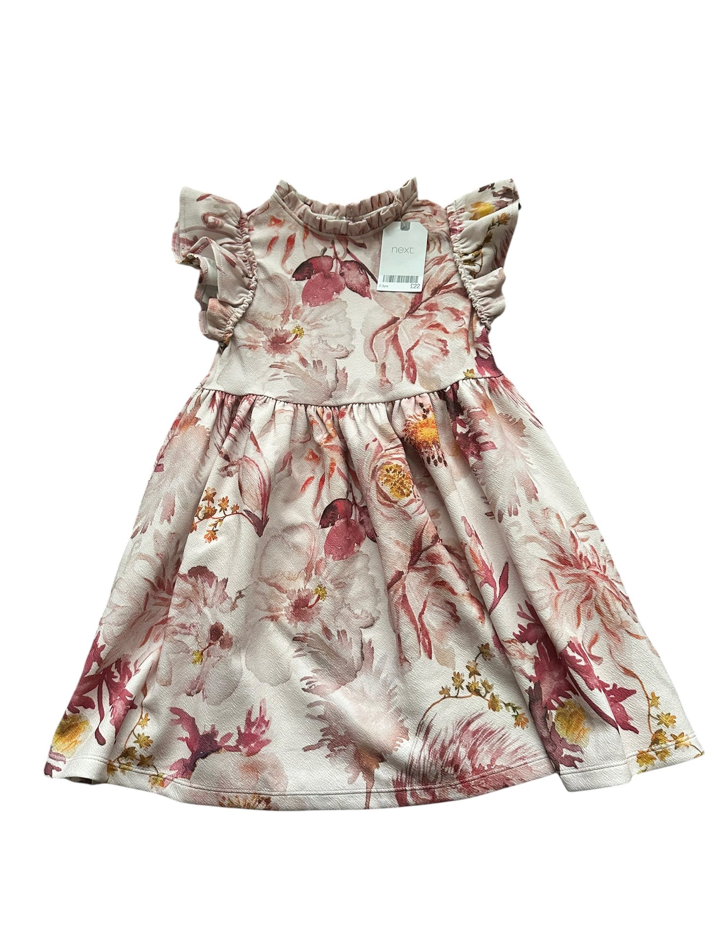 Next Floral Dress - Size 2-3 NEW