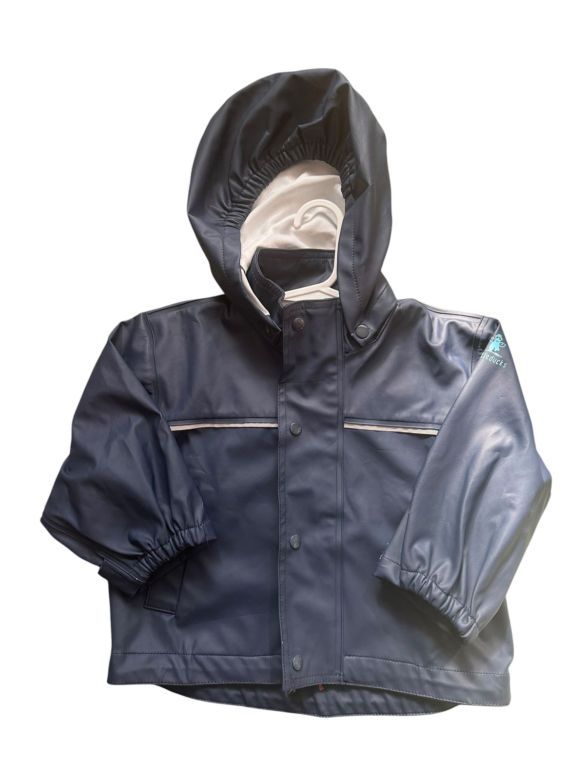 Little Duck Navy Raincoat - Size 1