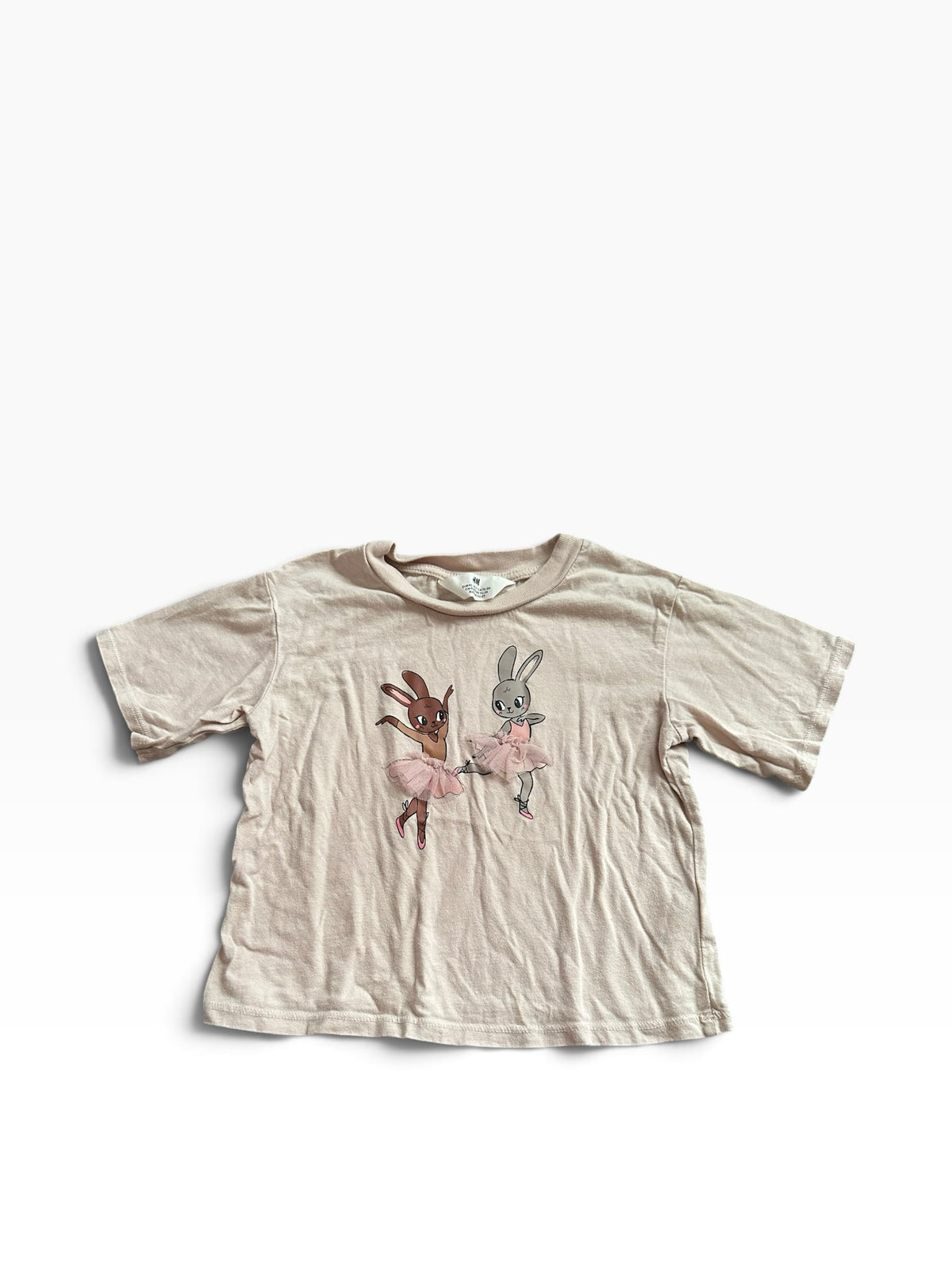 H&M Bunny Ballerina Tee - Size 2