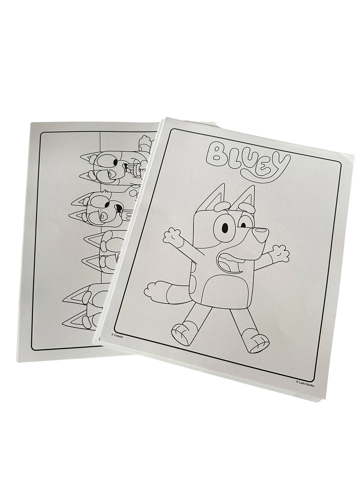 Crayola Bluey Colouring Pages