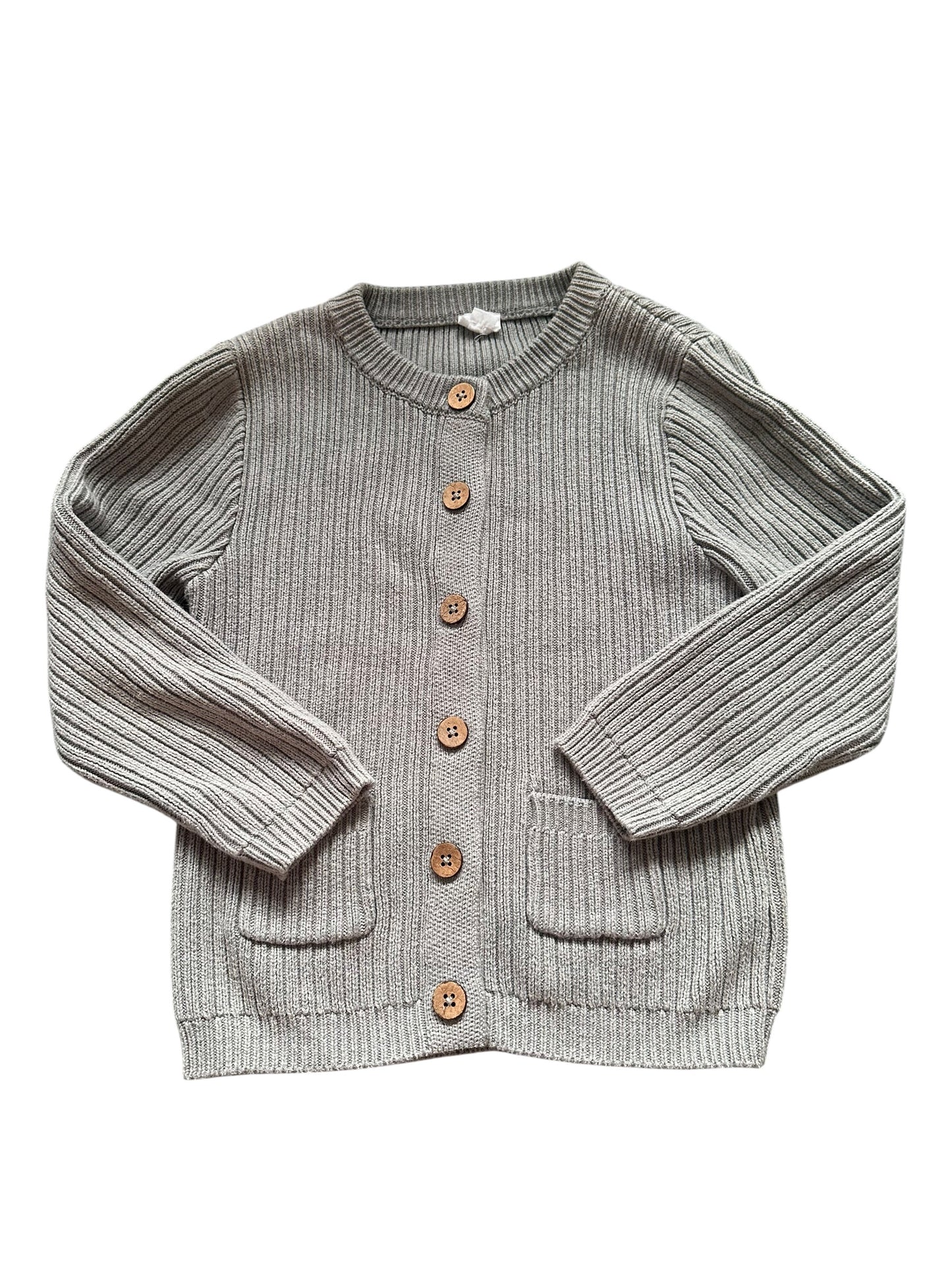 Jamie Kay Grey Knit Cardigan - Size 5