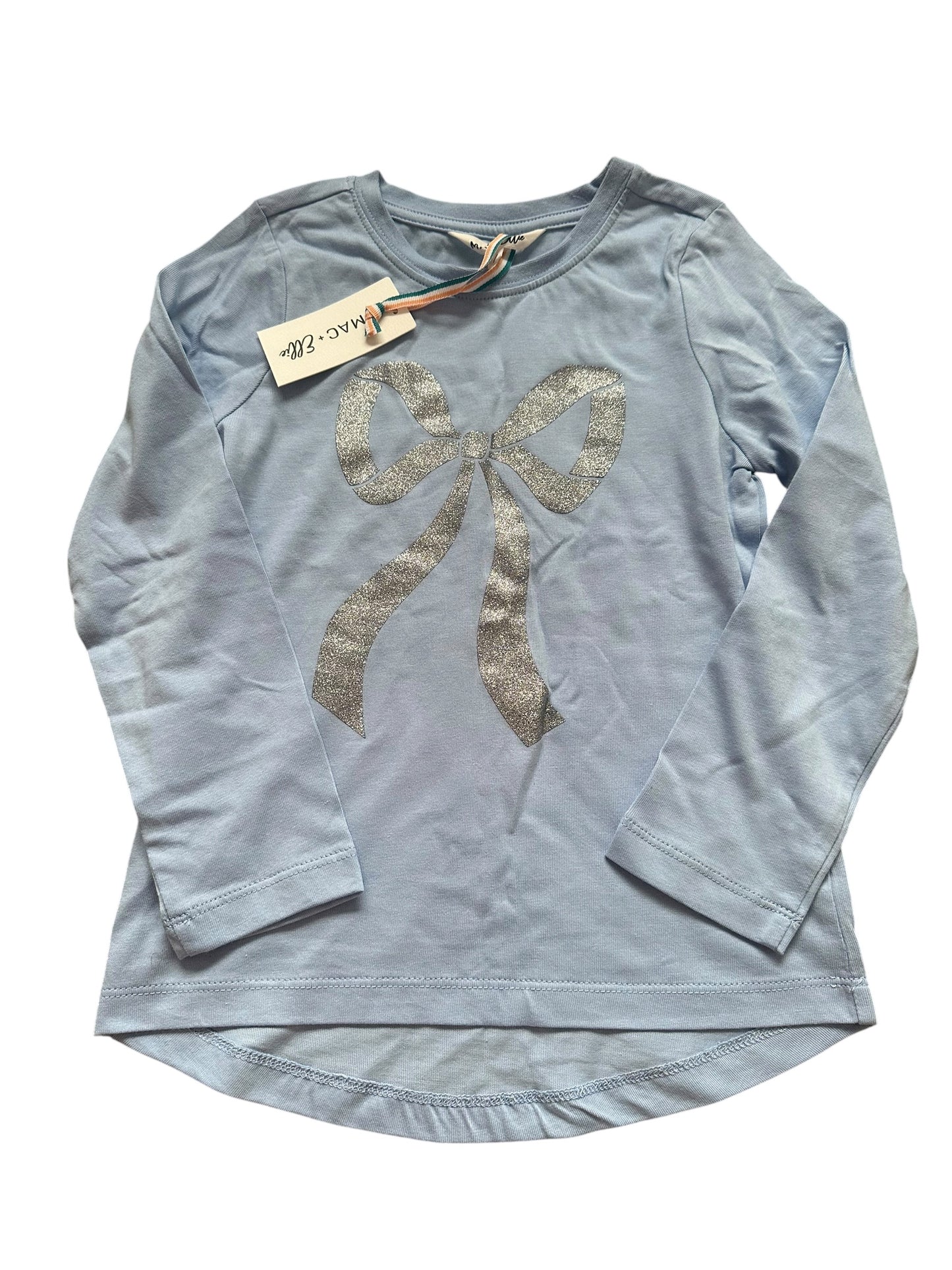 Mac and Ellie Bow Long Sleeve - Size 5 NEW