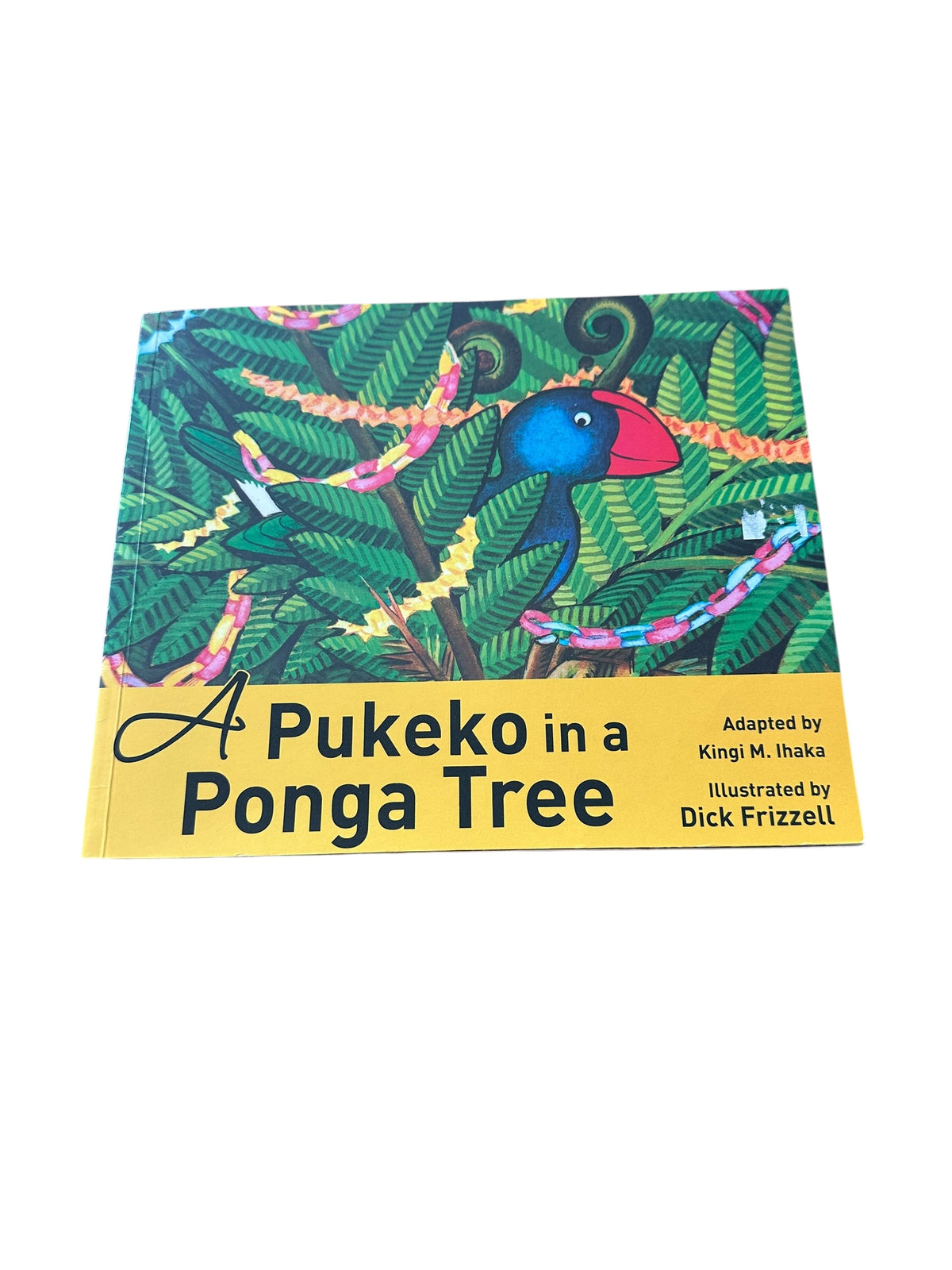 A Pukeko In A Ponga Tree