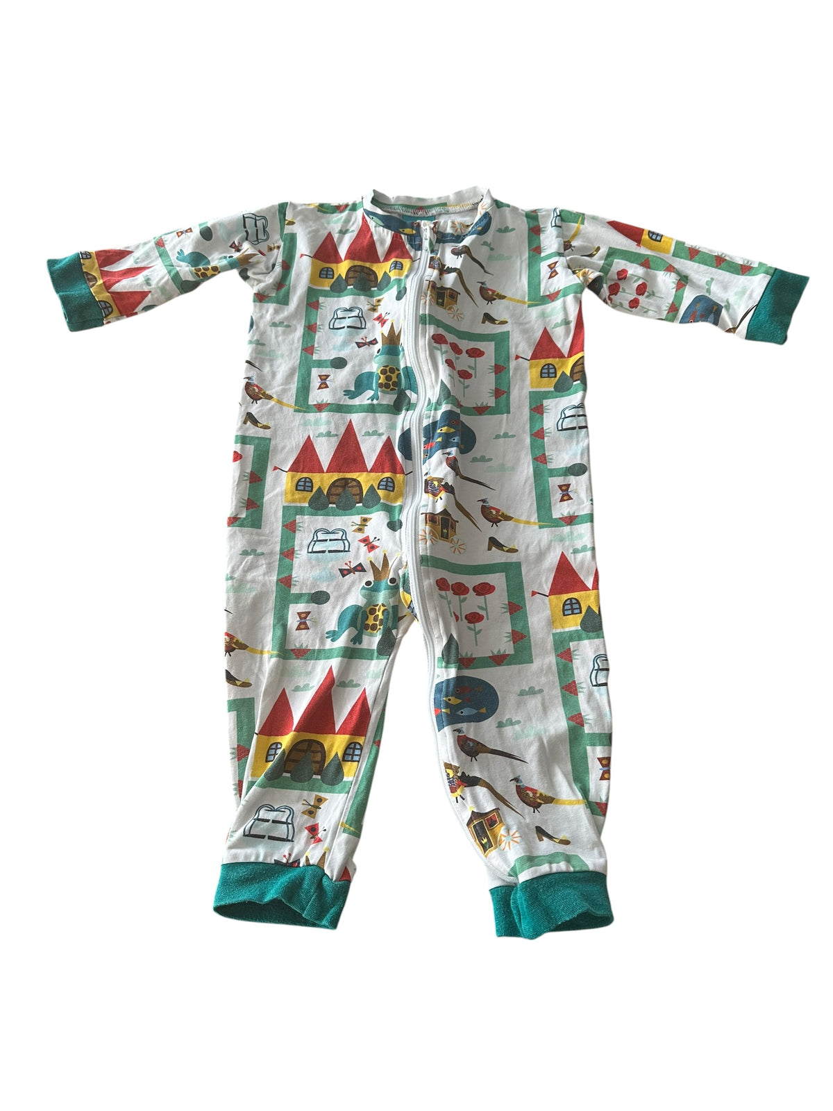 Raspberry Republic Zip Suit - Size 9-12 Months