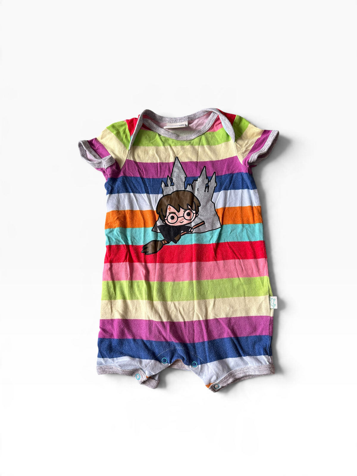 Peter Alexander Harry Potter Rainbow Romper - Size 6-12 Months
