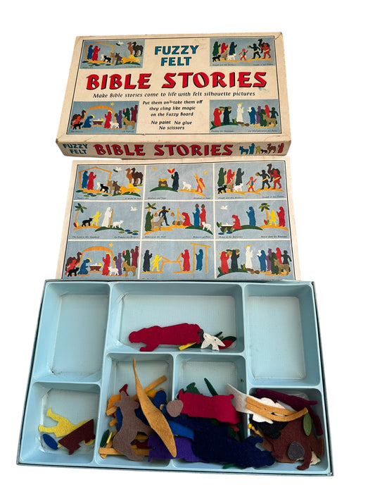 Vintage Fuzzy Felt Bible Stories