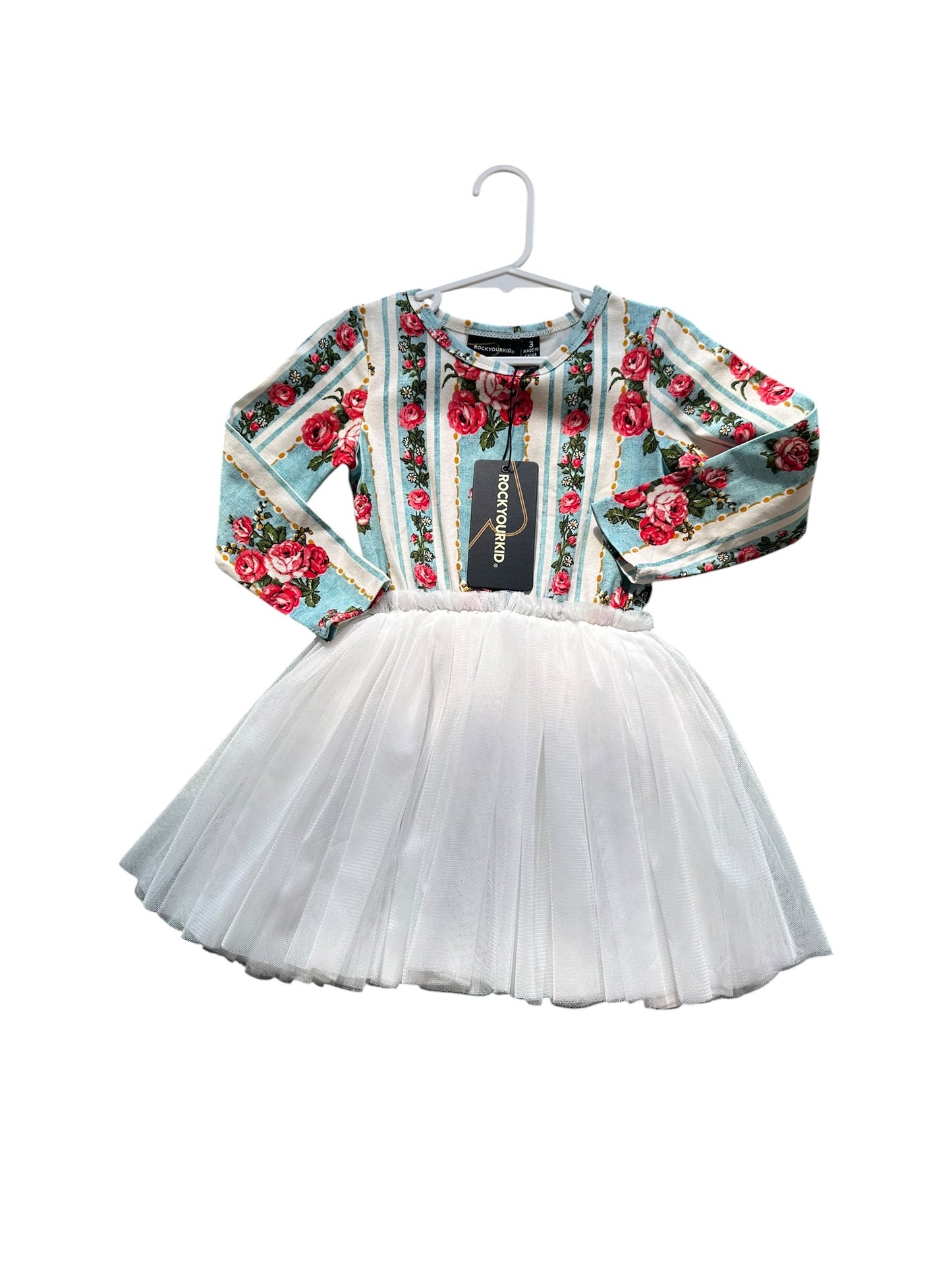 Rock Your Kid Floral Circus Dress - Size 3 NEW
