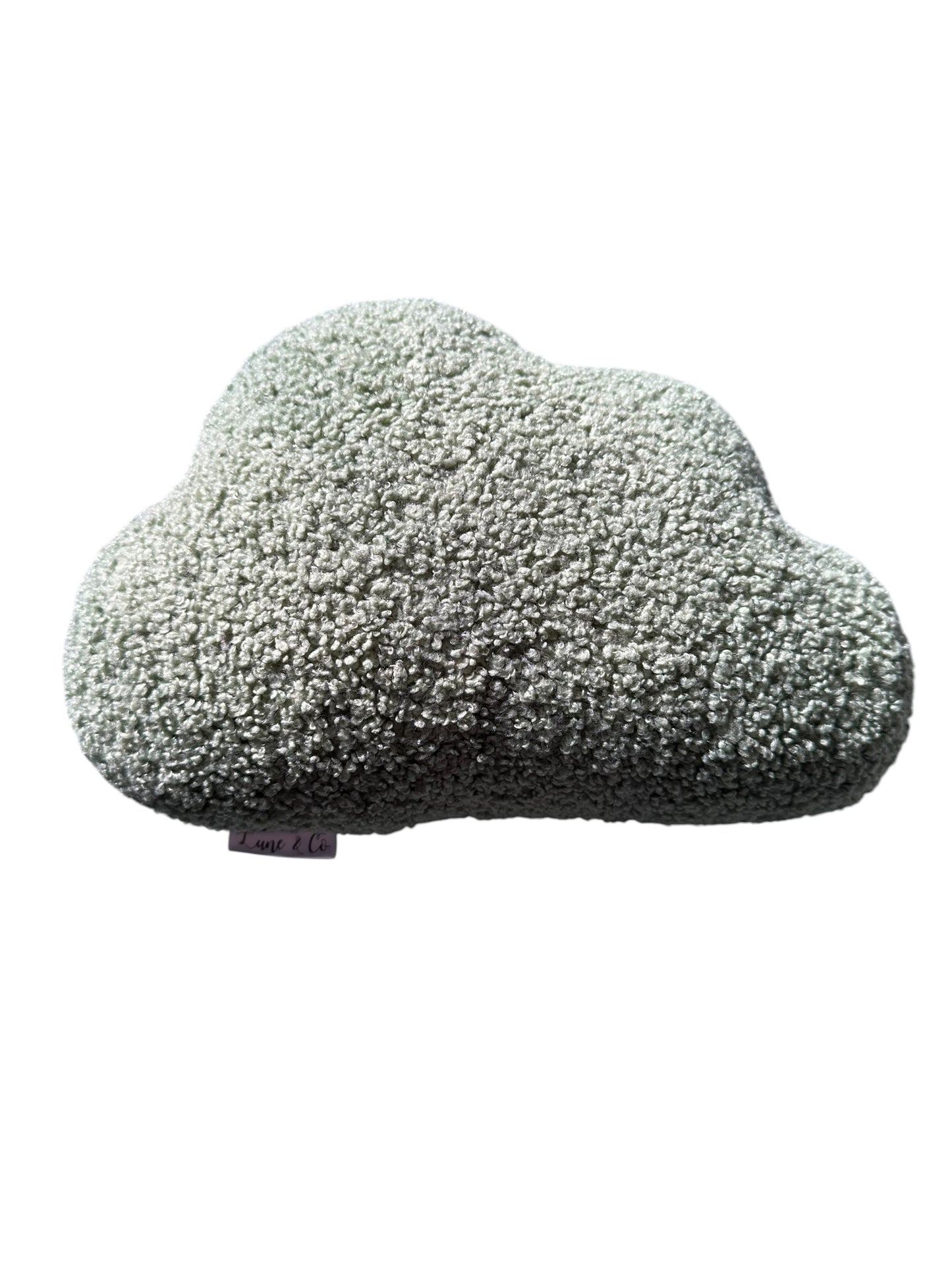 Lune and Co Sage Cloud Pillow - Small