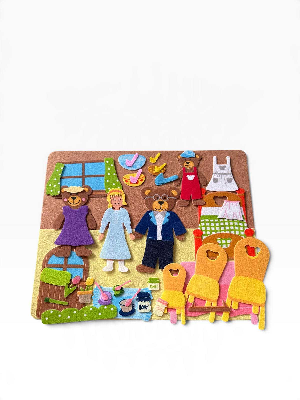 Felt Board and Felt Pieces - Goldilocks and the Three Bears