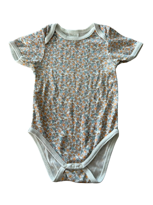 Nature Baby Floral Onesie - Size 3-6 Months