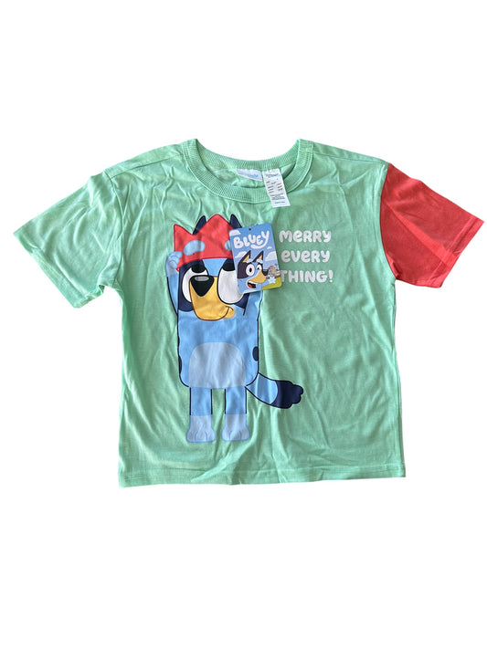 Bluey Christmas Tee - Size NEW 5