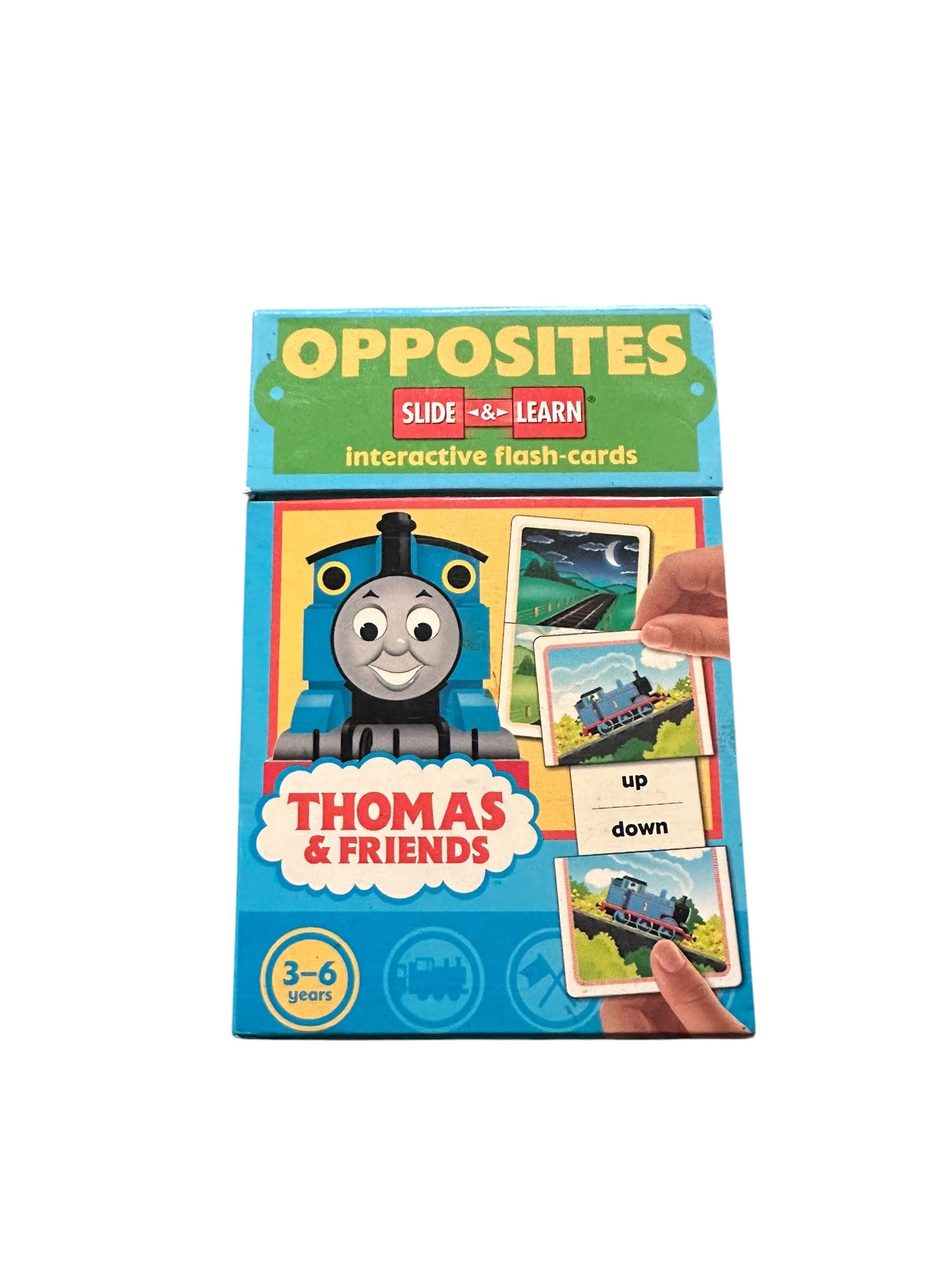 Thomas and Friends Slide and Learn Opposites Cards