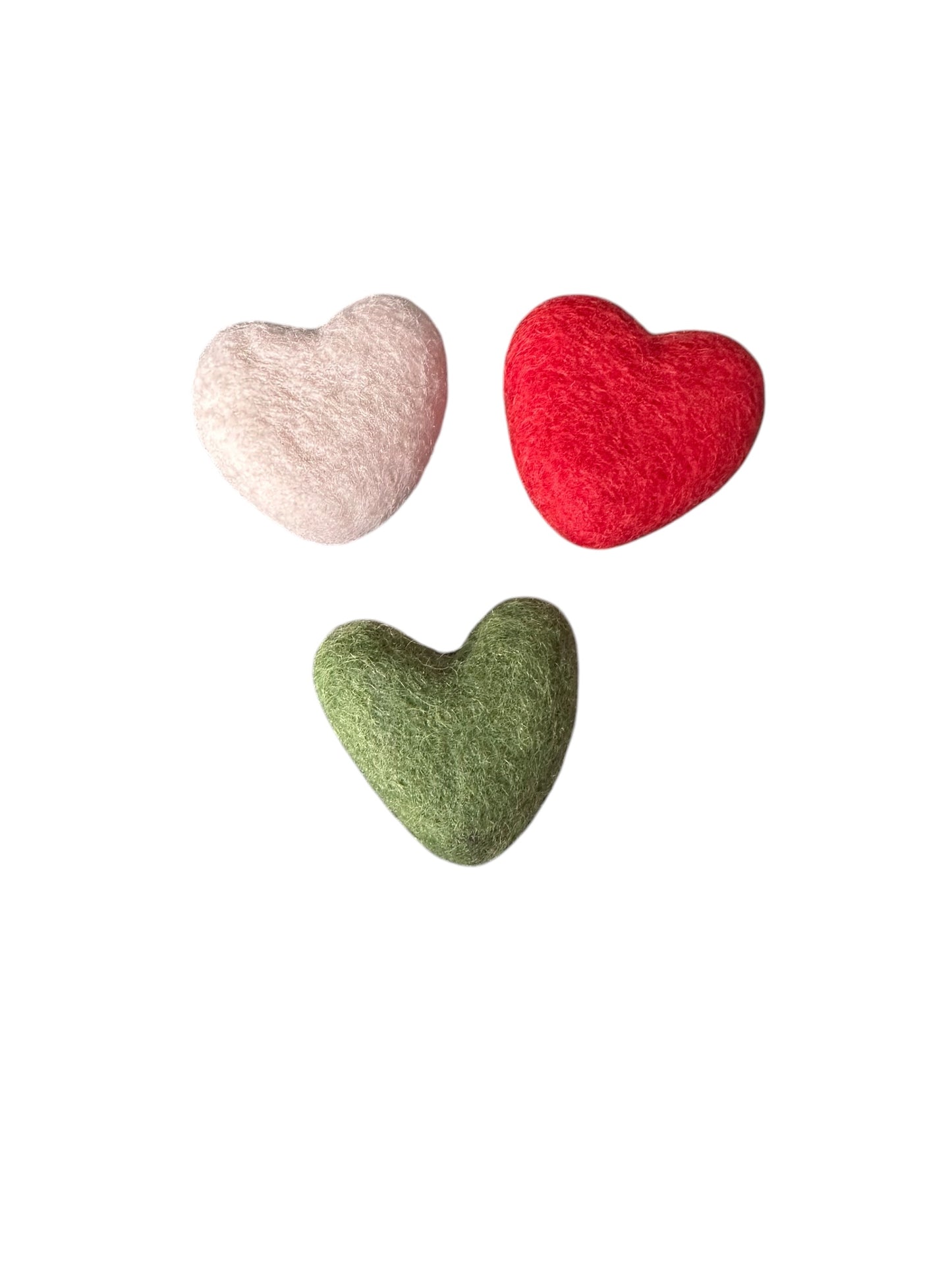 Felt Hearts Play Food