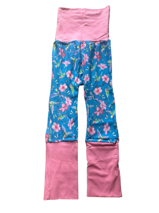 Lil Moo Handmade Floral Leggings - Size 1