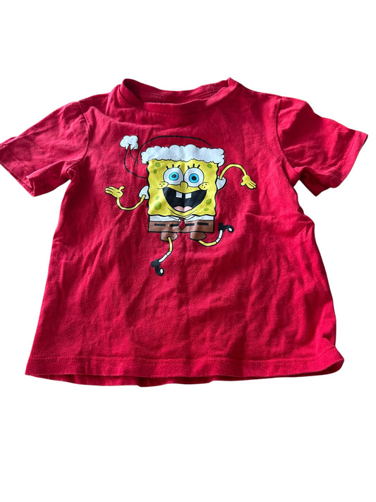 SpongeBob Christmas Tee - Size 1