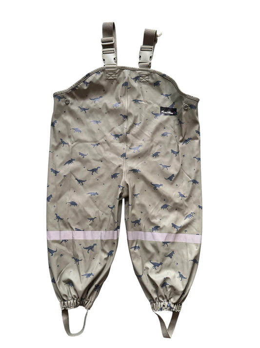 Mum2mum Dinosaur Rain Overalls - Size 12 Months