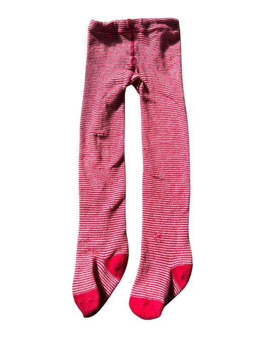 Red Striped Tights - Size 2-4