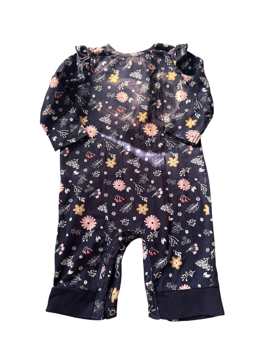 Teeny Weeny Floral Romper - Size 3-6 Months