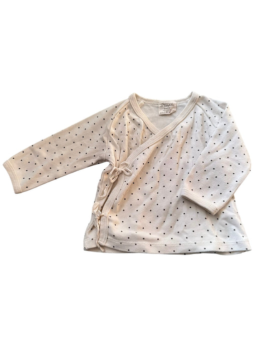 Dimples Cotton Wrap Cardigan - Size 6 Months