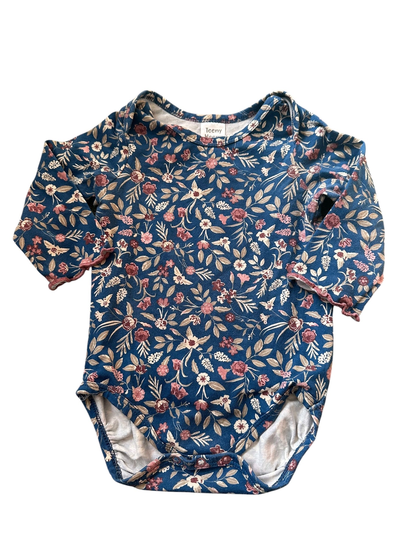 Teeny Weeny Floral Onesie - Size 6-12 Months