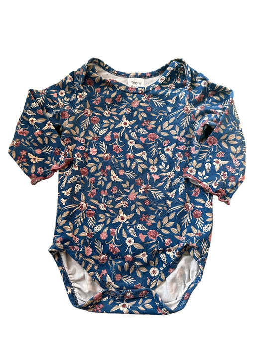Teeny Weeny Floral Onesie - Size 6-12 Months