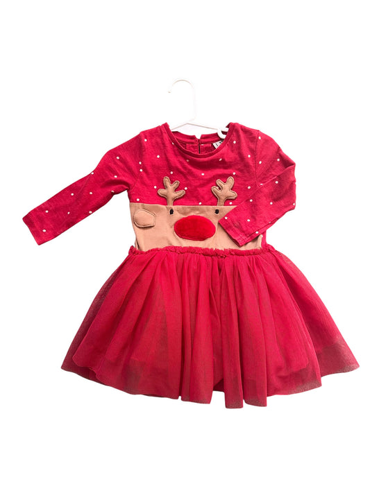 Next Long Sleeve Tulle Dress - Size 6-9 Months