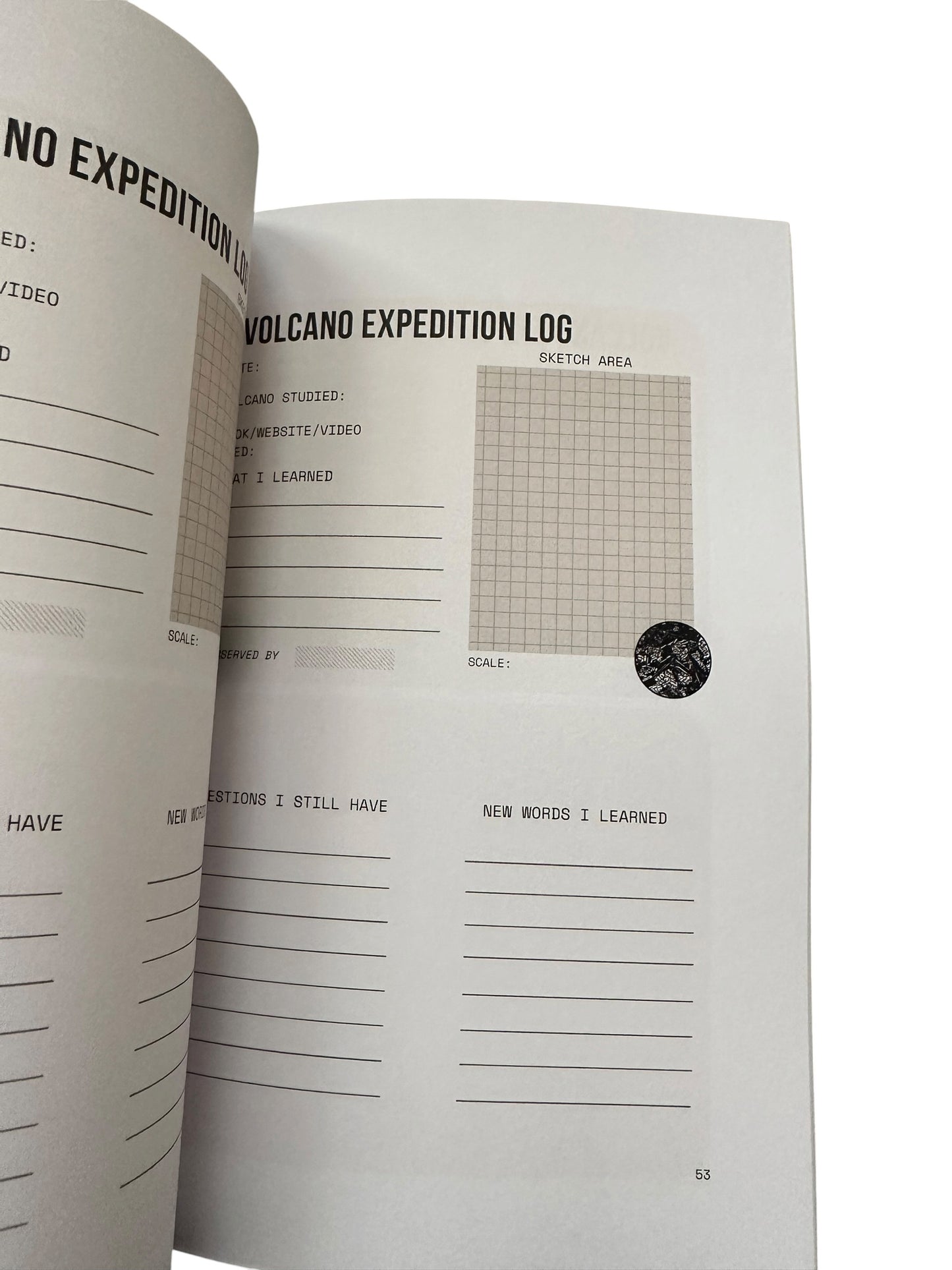 Junior Volcanologist Field Journal (Eco Kids Collective)