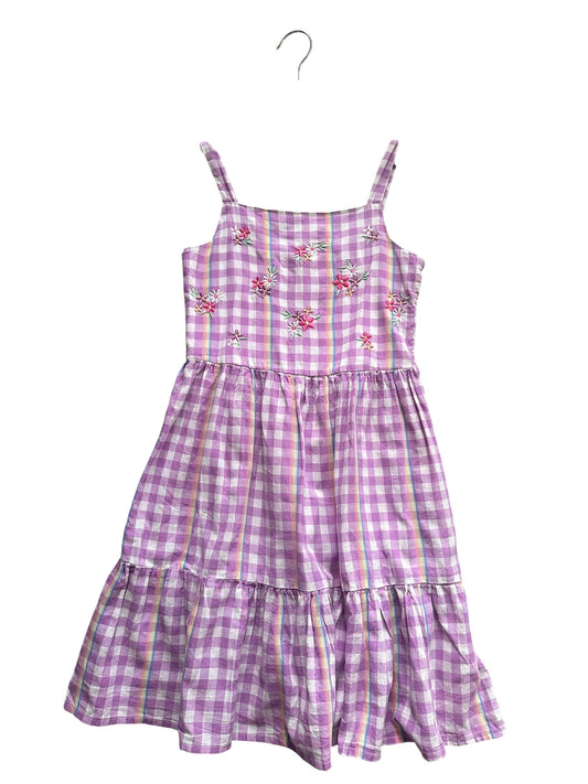 Mac and Ellie Purple Gingham Dress - Size 8