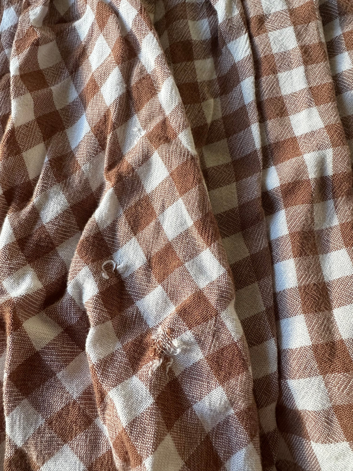 Mac and Ellie Brown Gingham Dress - Size 4