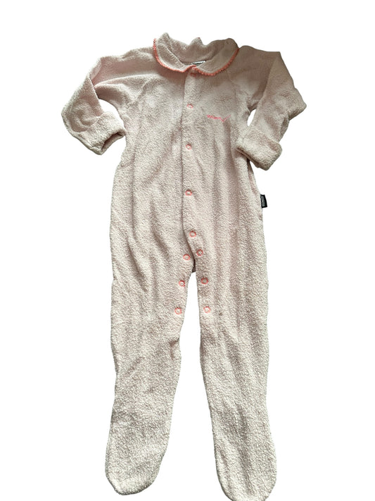 Bonds Pink Towelling Wondersuit - Size 12-18 Months