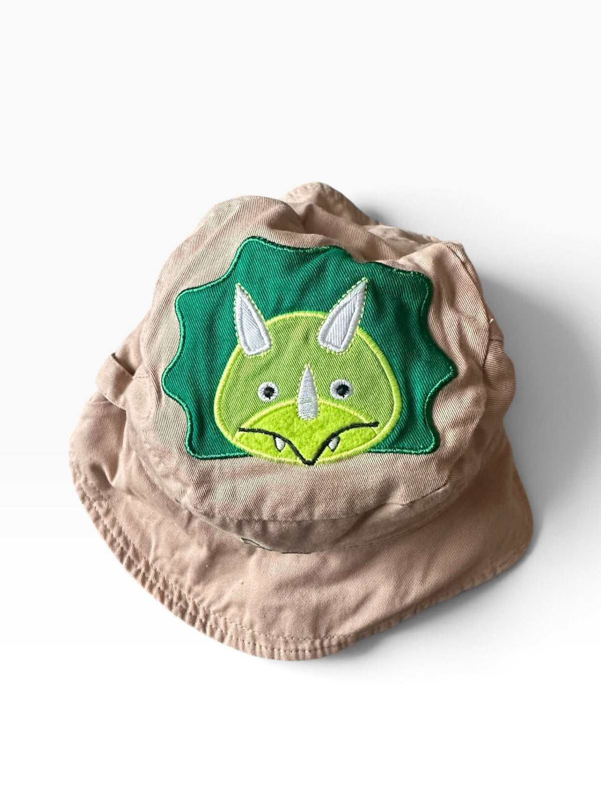 Flapjack Kids Reversible Dinosaur Bucket Hat - Size Small (6 Months - 2 Years)