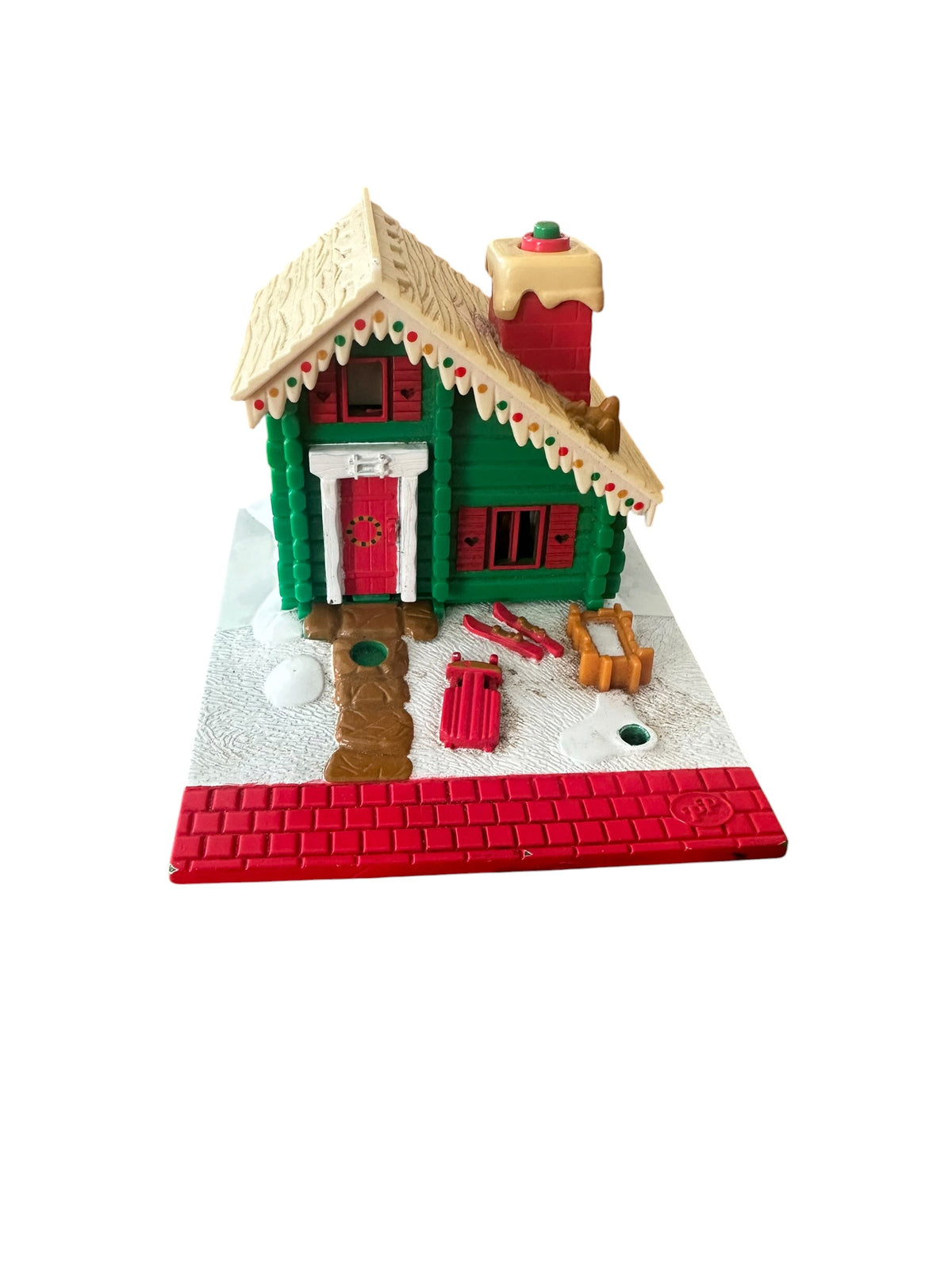 Vintage Polly Pocket Christmas Ski Lodge