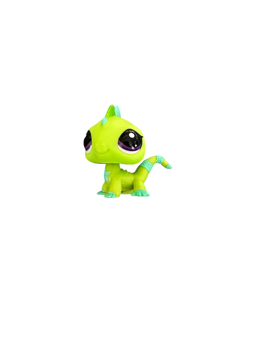 Littlest Pet Shop Generation 7 Lime Green Iguana