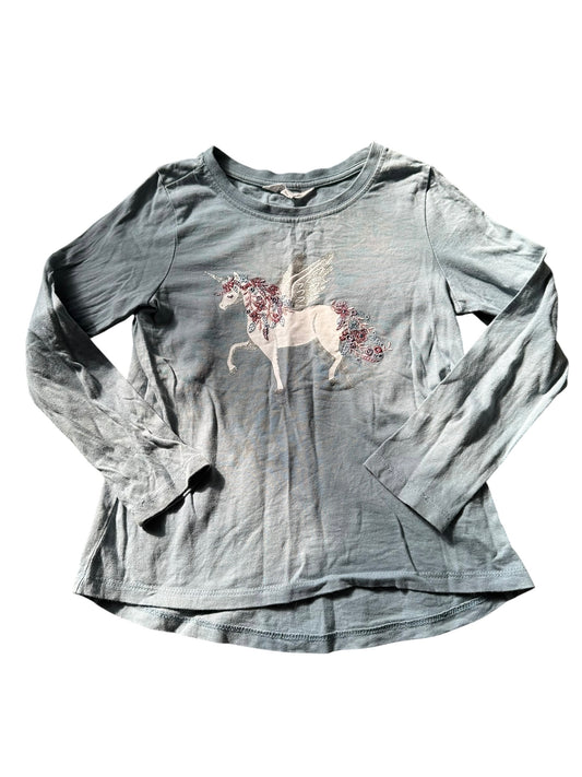 Mac and Ellie Unicorn Long Sleeve - Size 5