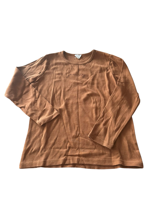 Jamie Kay Rust Logo Top - Size 8