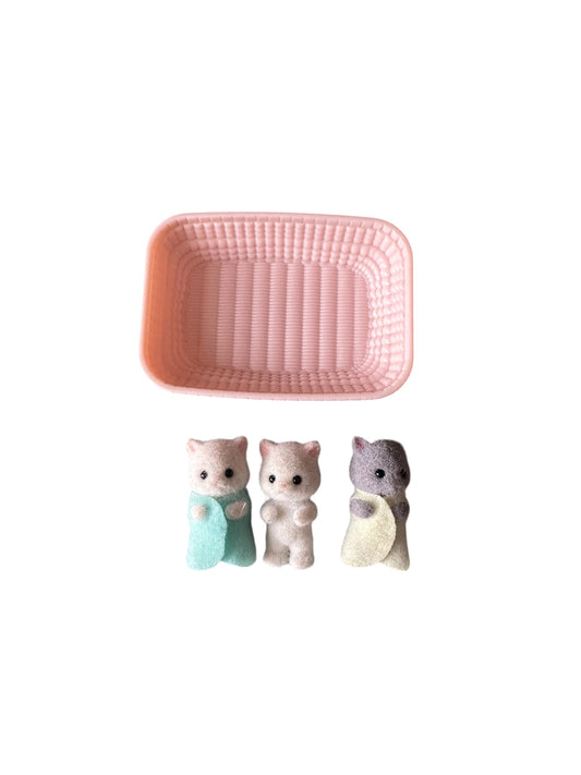 Sylvanian Families Persian Cat Triplets